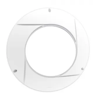 COURONNE ASA POUR PROJECTEUR PLAT BLANC